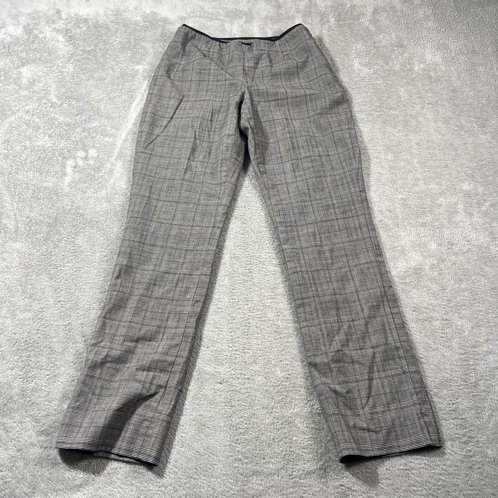 Gray Plaid‎ Career Pants Trousers Dress Pants Work Office